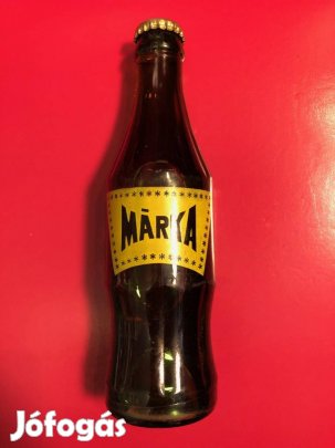 Márka üveges üdítő 0,5 literes bontatlan (1970-es évek) retro ritkaság