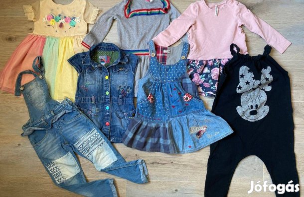 Márkás (Prada, Next, Benetton) gyerekruha csomag 50+db 3-4 év