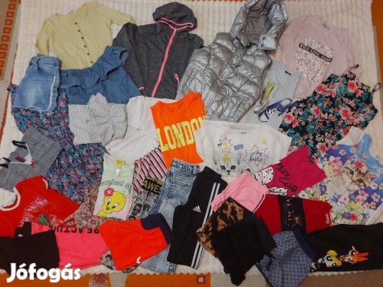 Márkás lány tavaszi/nyári ruhacsomag 146/152!