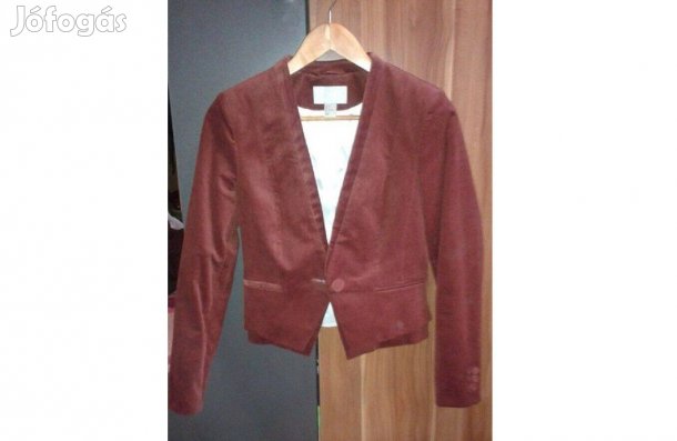 Márkás női kord zakó S-es, új