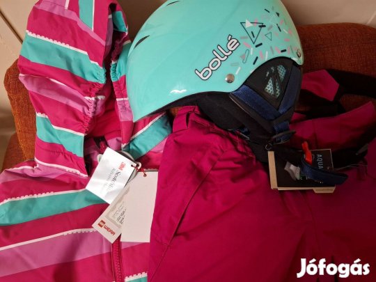 Márkás síruha sisakkal szettben eladó