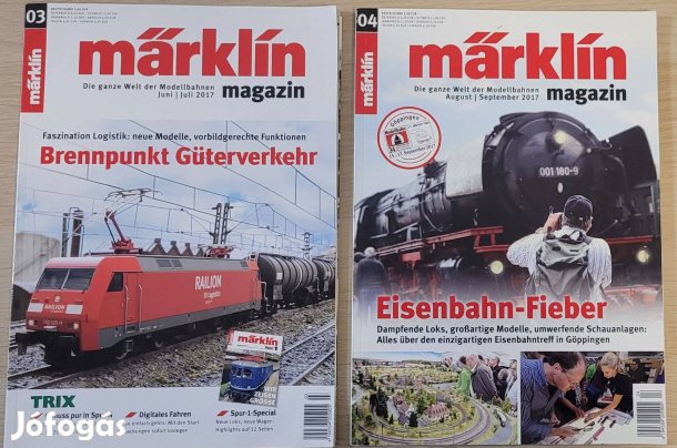 Marklin Magazin vasútmodell magazinok