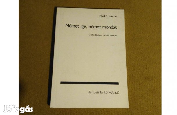 Markó Ivánné: Német ige, német mondat (Nyelvkönyv, 1993)