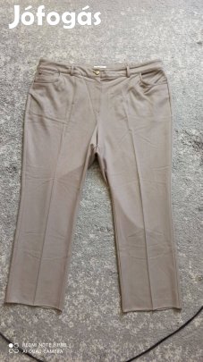 Marks & Spencer világos drapp klasszikus női nadrág nagy méretű 48-as