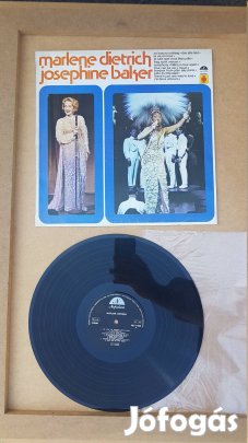 Marlene Dietrich Josephine Baker Vinyl LP hanglemez bakelit lemez