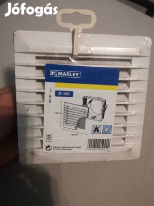 Marley új szellőzőrács 140mm x 140mm 100 átmérője 