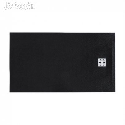 Marmy dolomite zuhanytálca 90x160CM Cavalli Black ,Fedráccsal+Szifon