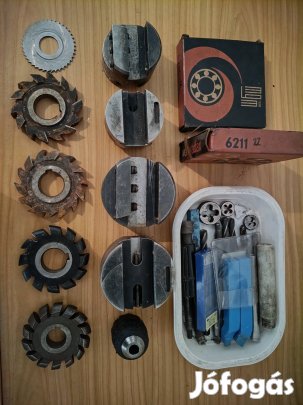 Maró és eszterga szerszámok és csapágyak