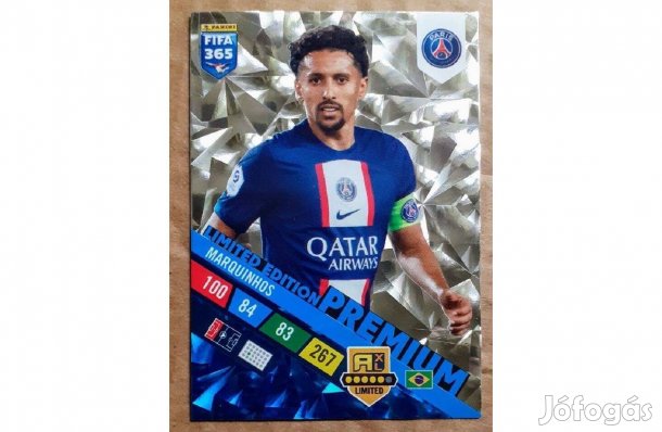 Marquinhos Paris Saint-Germain Premium Limited focis kártya FIFA 2023