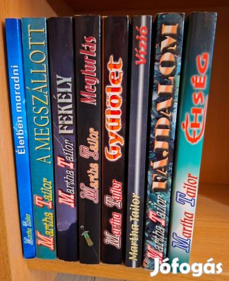 Martha Tailor regények, 8 db
