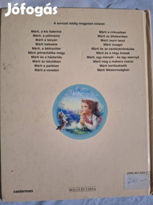 Márti kertészkedik mesekönyv 