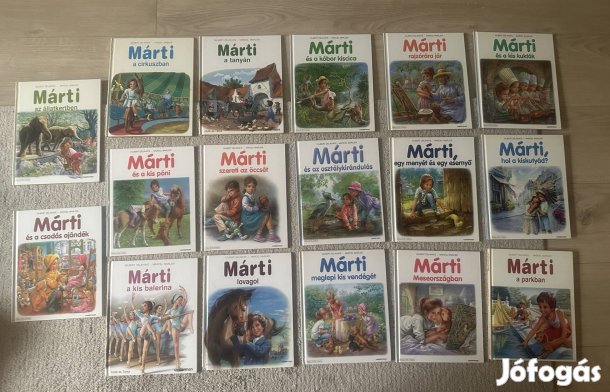 Márti könyvgyűjtemény (17db)
