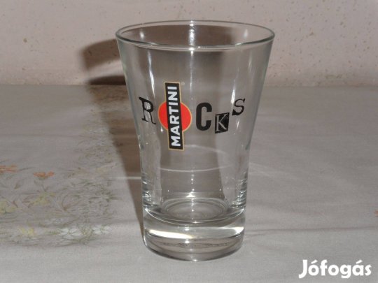 Martini Rocks üveg pohár