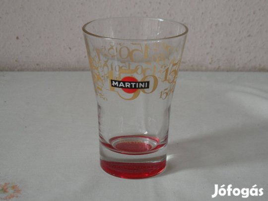 Martini üveg pohár