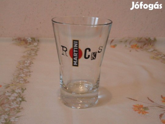 Martini üveg pohár