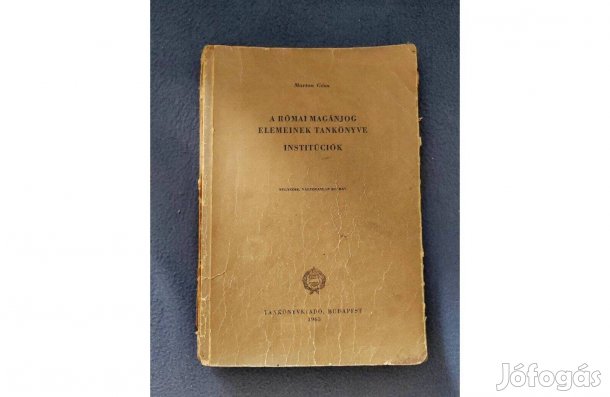 Marton Géza- Római Magánjog Elemeinek Tankönyve