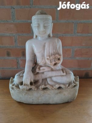 Márvány Buddha szobor
