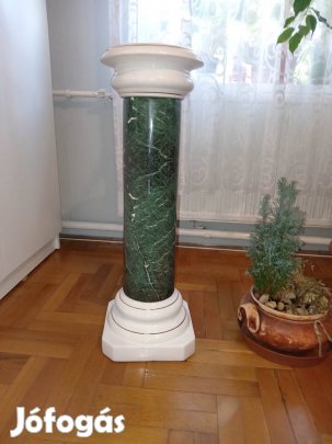 Márvány mintázatú kerámia posztamens 