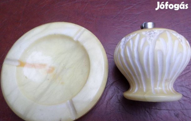 Márvány öngyújtó hamutartó újszerű Képcsarnok