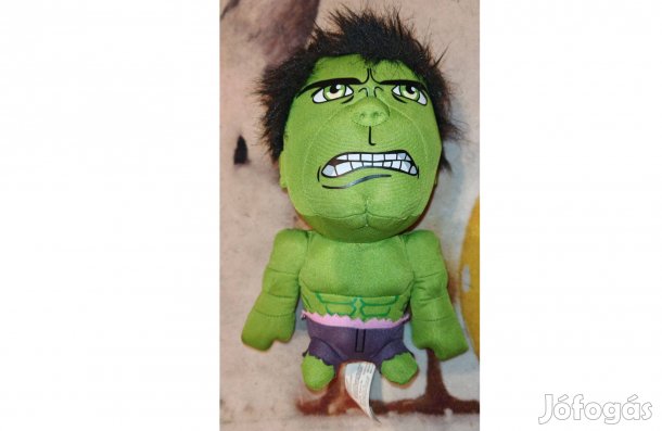 Marvel Hulk Bosszúállók eredeti hajas plüss (27 cm)