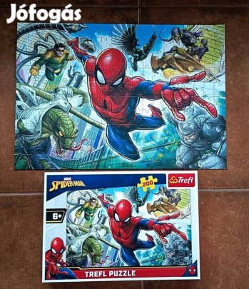 Marvel Pókember született hősök puzzle - 200 dbos eladó újszerű!