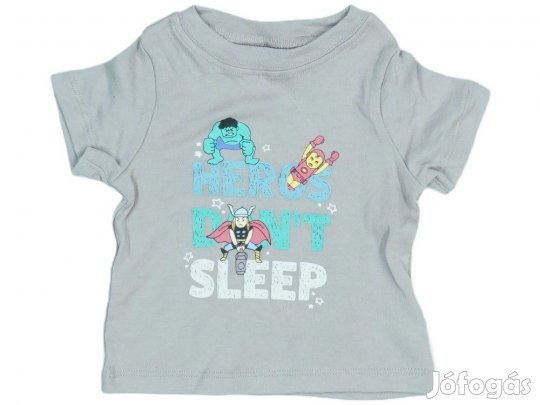 Marvel Új (címkés) Fiú Póló (Méret: 62)