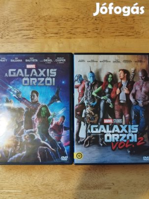 Marvel - A galaxis őrzői 1-2 dvd Chris Pratt