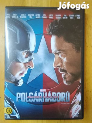 Marvel - Amerika kapitány Polgárháború újszerű dvd Chris Evans 