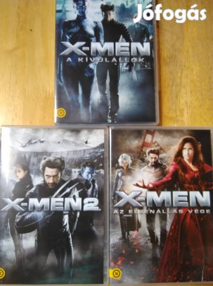 Marvel - X-men 1-2-3 újszerű dvd Hugh Jackman 
