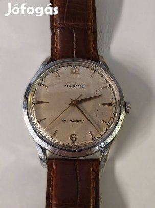 Marvin vintage svájci férfi karóra szervizelt NON Magnetic 1960