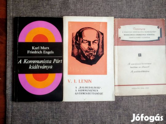 Marx-Engels A kommunista párt kiáltványa Kossuth Kiadó Sok Mást Is