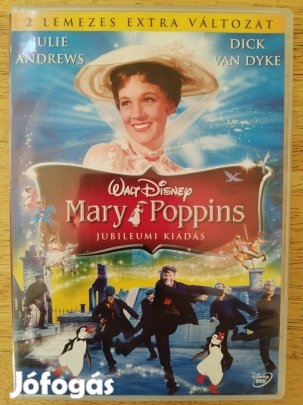 Mary Poppins duplalemezes dvd Julie Andrews 