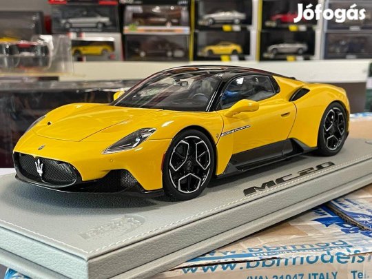 Maserati MC20 2020 Giallo Genio 1:18 1/18 BBR HE180051D diecast