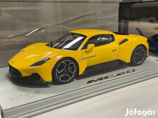 Maserati MC20 2020 Giallo Genio 1:18 1/18 BBR HE180051Ddie diecast