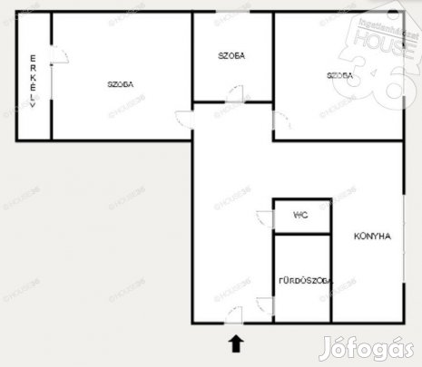 Második emeleti lakás liftes társasházban eladó!