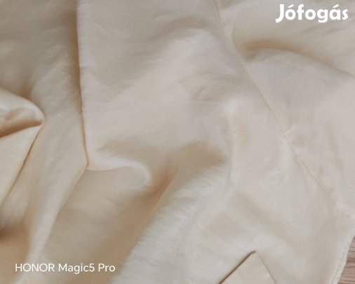 Massimo Dutti pezsgőszínű selyem női blúz