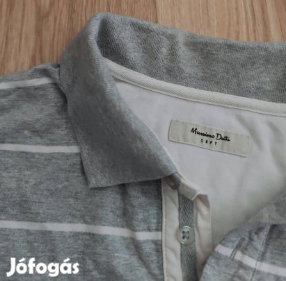 Massimo Dutti sportos pamut vékony pulóver