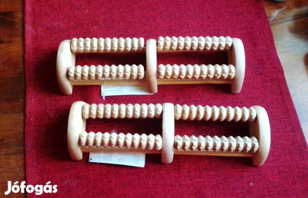 Masszírozó görgők Natúr fa 2-3 db van Sok Mást Is Hirdetek