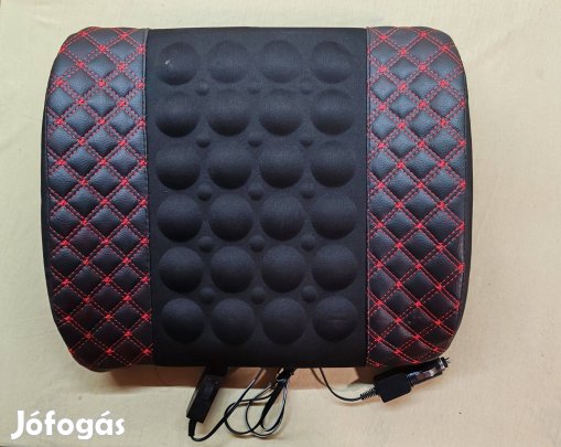 Masszírozós 12V-os derékpárna autóba