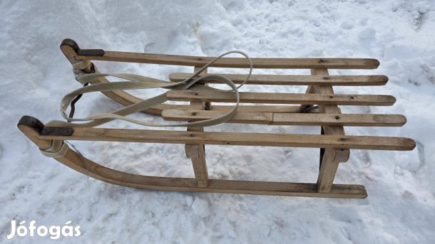 Masszív, fa szánkó eladó