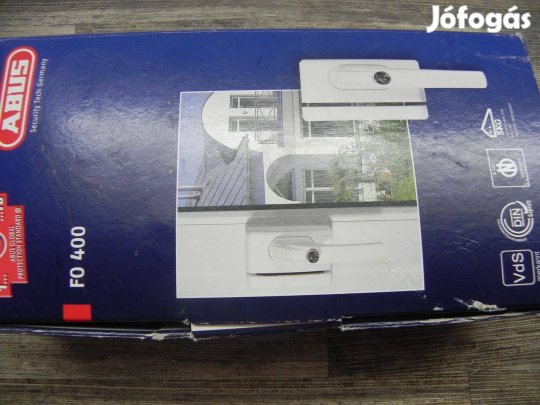 Masszív ablakzár Biztonsági zár Abus FO400N W nagyon jó fél ár
