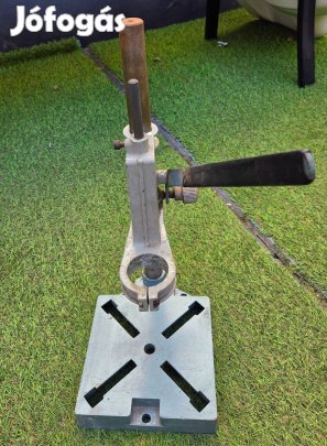 Masszív fém fúróállvány / asztali fúrótartó kézi fúróhoz-Debrecen