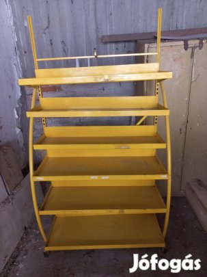 Masszív fém kínáló állvány / polc (115x100x35 cm) Szeged