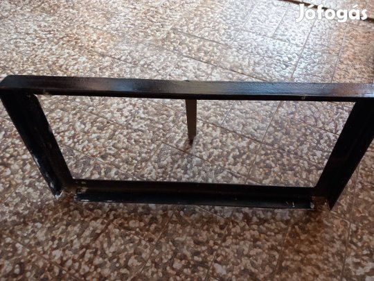 Masszív vas fali polc 30x50cm