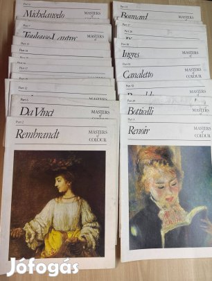 Masters of Colour -31 db-os Ritka művészeti gyűjtemény.(Angol)