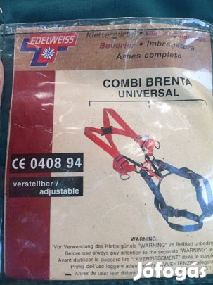 Mászóhám teljes heveder edelweiss Kombi Brenta mászóheveder