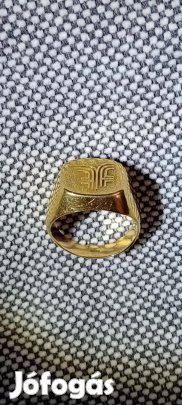 Matáv logóval arany pecsétgyűrű