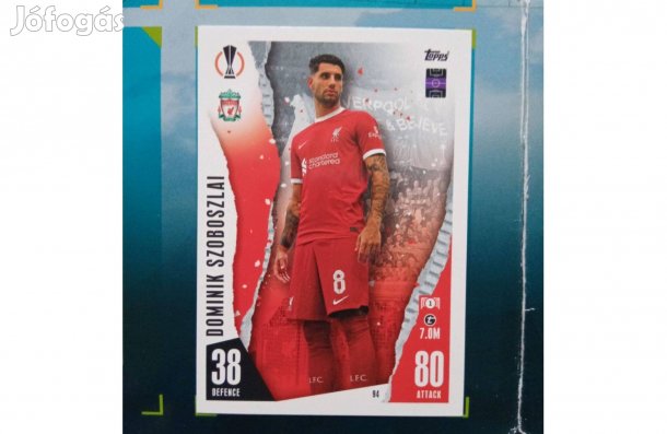 Match Attax 2023-2024 Szoboszlai Dominik (Liverpool) kártya
