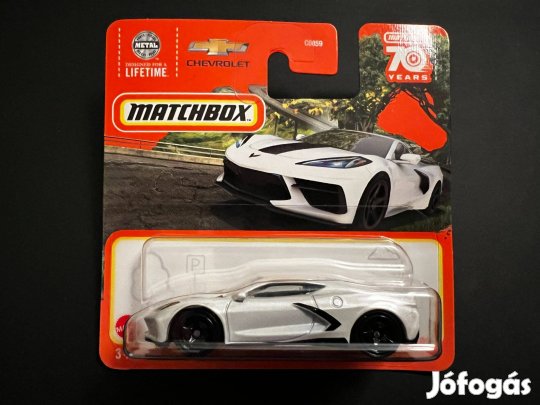 Matchbox 2020 Corvette - fehér - 70 Years edition