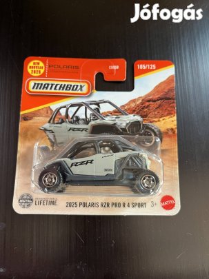 Matchbox 2025 Polaris RZR Pro R 4 Sport Új